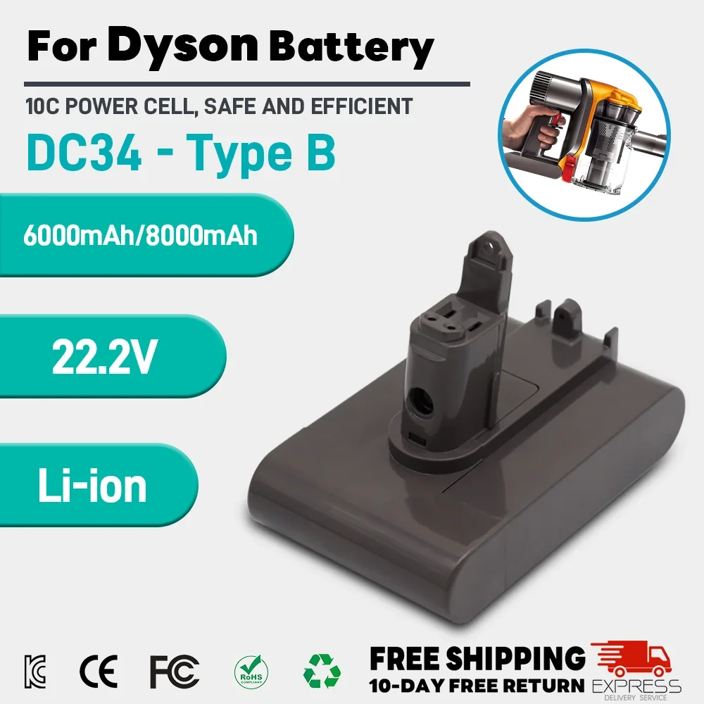 Для пылесоса Dyson перезаряжаемая батарея DC31 Animal, DC35 Animal, DC35, DC45 DC31, DC34, DC44, 917083 -01
Для пылесоса Dyson перезаряжаемая батарея DC31 Animal, DC35 Animal, DC35, DC45 DC31, DC34, DC44, 917083 -01