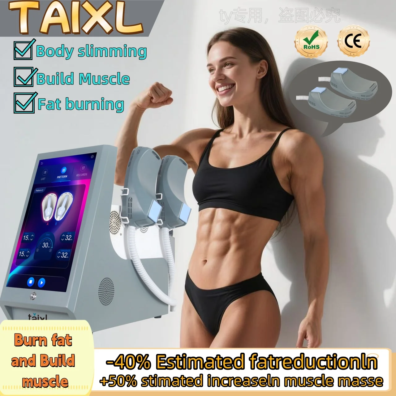 EMS Machine EMS Body Sculpting Neo 2024 Professional RF Body Slimming Muscle Stimulation Machine
EMS Machine EMS Body Sculpting Neo 2024 Professional RF Body Slimming Muscle Stimulation Machine