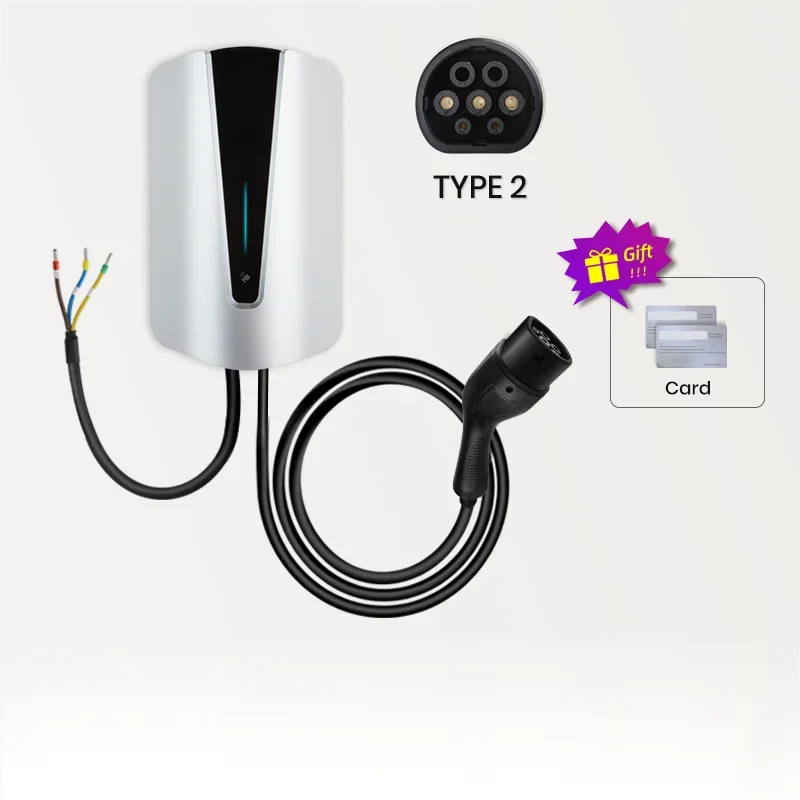Junsun EV Charging Station 32A Electric Vehicle Car Charger EVSE Wall Box Wall Mount 7KW Type2 Cable IEC62196 Card Control
Junsun EV Charging Station 32A Electric Vehicle Car Charger EVSE Wall Box Wall Mount 7KW Type2 Cable IEC62196 Card Control