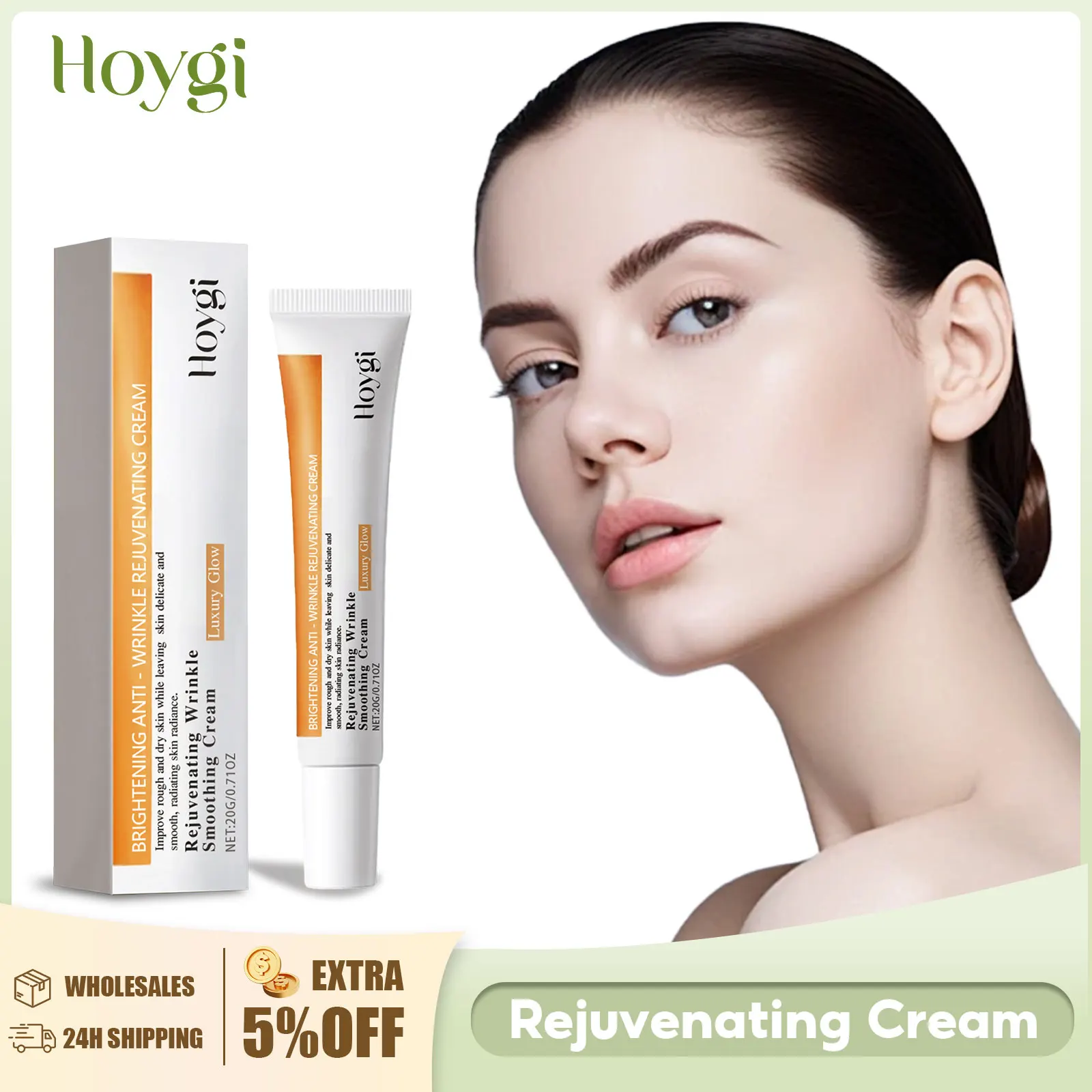 Rejuvenating Cream Brighten Skin Tone Oil Control Improve Dullness Reduce Dark Spots Fade Fine Lines Smoothing Face Cream 20g
Rejuvenating Cream Brighten Skin Tone Oil Control Improve Dullness Reduce Dark Spots Fade Fine Lines Smoothing Face Cream 20g