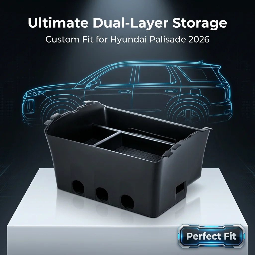 For Hyundai Palisade 2026 Upper Lower Armrest Box Kit ABS
For Hyundai Palisade 2026 Upper Lower Armrest Box Kit ABS