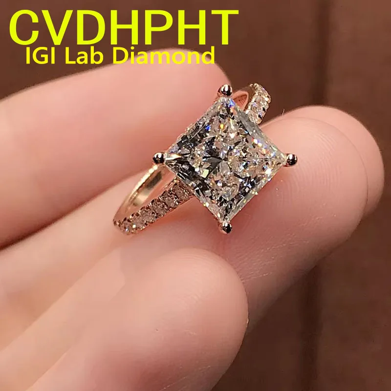 IGI Lab Growing Diamond Ring Princess shape D Color1 2 3Ct Real Platinum PT950 Ring Diamond wedding ring Factory Engagement Ring
IGI Lab Growing Diamond Ring Princess shape D Color1 2 3Ct Real Platinum PT950 Ring Diamond wedding ring Factory Engagement Ring