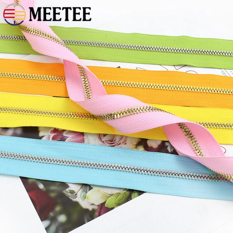 1/2/3/5Yard Meetee 5# Metal Zipper Coil for Bag Jacket Closure Zippers Garment Decoration Zips Repair Kit DIY Sewing Accessories
1/2/3/5Yard Meetee 5# Metal Zipper Coil for Bag Jacket Closure Zippers Garment Decoration Zips Repair Kit DIY Sewing Accessories
