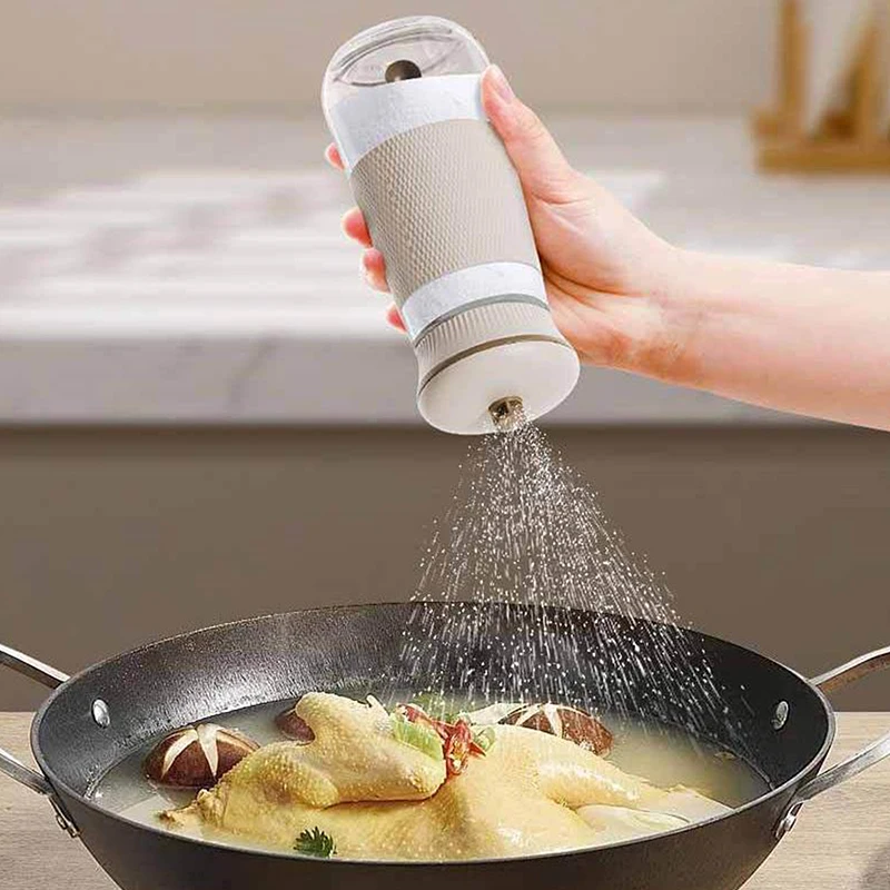 2-in-1 Salt Shaker, Glass Salt And Pepper Shakers Set For Kitchen, Salt And Pepper Containers With 1g Measuring Spoon 
2-in-1 Salt Shaker, Glass Salt And Pepper Shakers Set For Kitchen, Salt And Pepper Containers With 1g Measuring Spoon