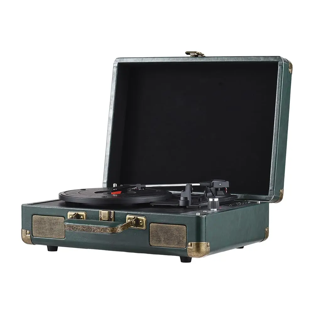 Portable Retro BT Leather Vinyl Record Player With Built-in Dual Stereo Speakers High Fidelity Wireless Wooden Phonograph
Portable Retro BT Leather Vinyl Record Player With Built-in Dual Stereo Speakers High Fidelity Wireless Wooden Phonograph