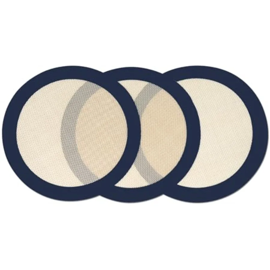 3PC Round Silicone Baking Mats, 8 inch Silicone Mats for Baking Easy to Clean, Reusable Baking Mats, Silicone Circle Mats for C
3PC Round Silicone Baking Mats, 8 inch Silicone Mats for Baking Easy to Clean, Reusable Baking Mats, Silicone Circle Mats for C