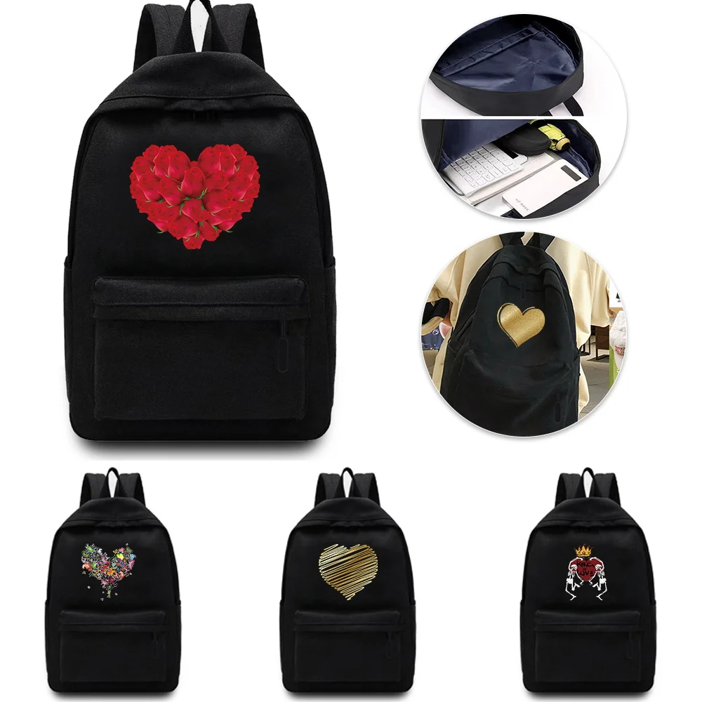 Love Printing Leisure Backpack Laptop Backpack Fashion Simple Unisex Multifunctional Sports Bag.
Love Printing Leisure Backpack Laptop Backpack Fashion Simple Unisex Multifunctional Sports Bag.