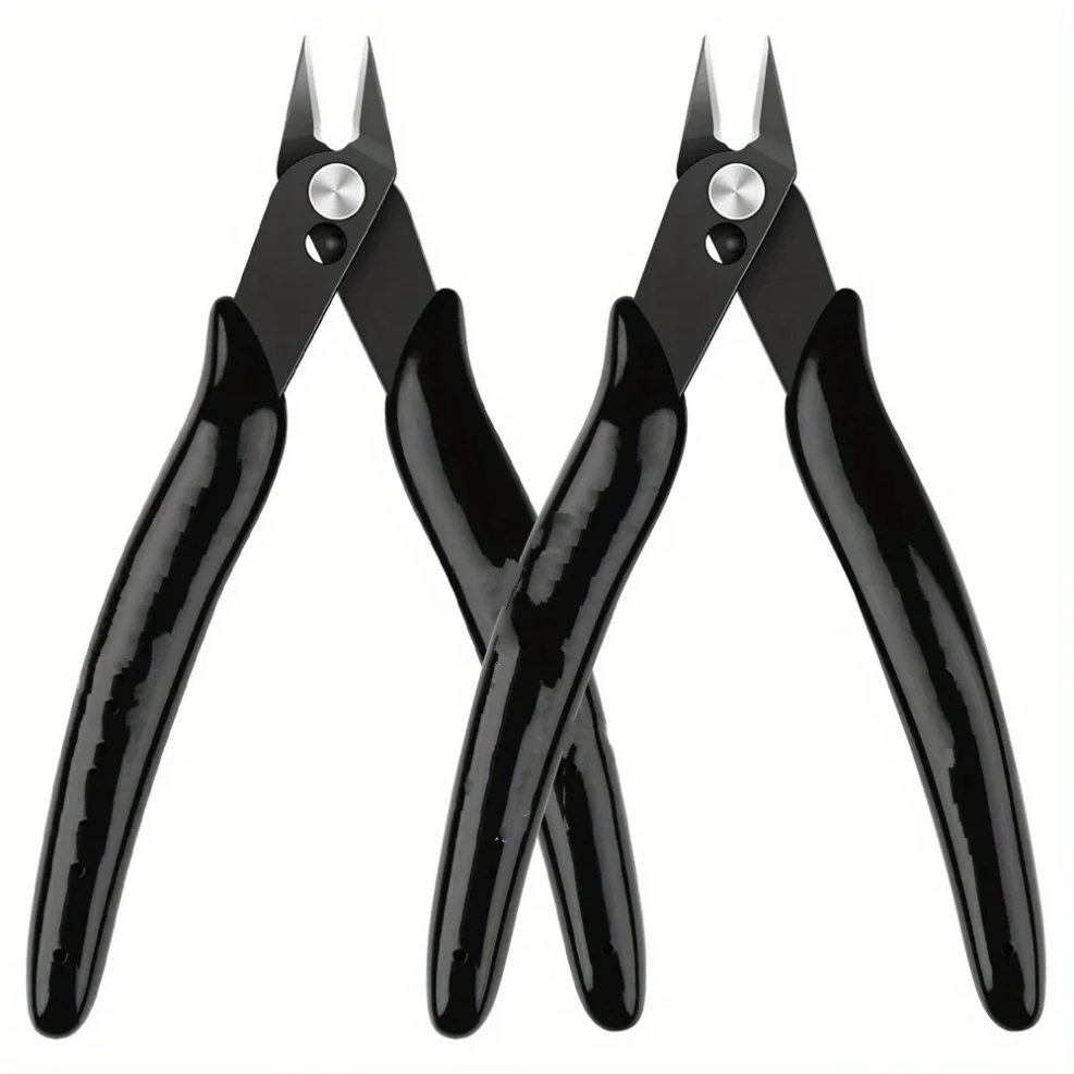 2Pcs Mini Nose Cutting Plier Electrical Wire Cable Cutter Metal Side Snips Flush Pliers Convenient Durable Tool
2Pcs Mini Nose Cutting Plier Electrical Wire Cable Cutter Metal Side Snips Flush Pliers Convenient Durable Tool