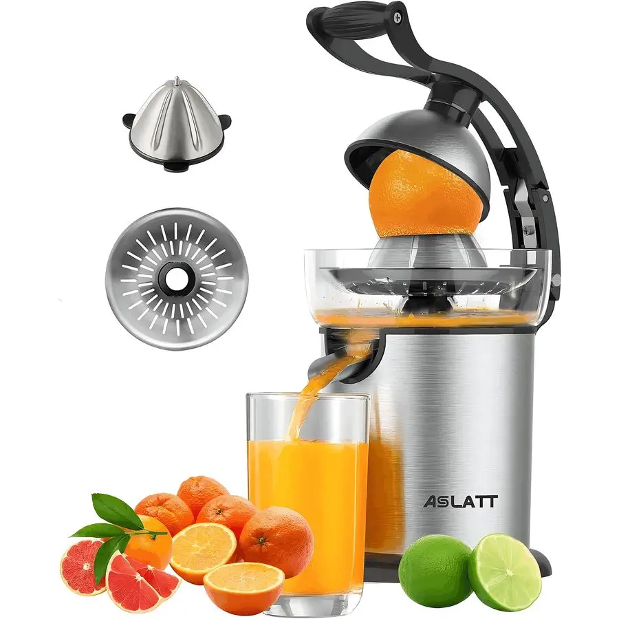 Electric Citrus Juicer Squeezer Stainless Steel, Orange Juicer Electric,Homemade Orange Juice Squeezer Machine, Detachable Desi
Electric Citrus Juicer Squeezer Stainless Steel, Orange Juicer Electric,Homemade Orange Juice Squeezer Machine, Detachable Desi