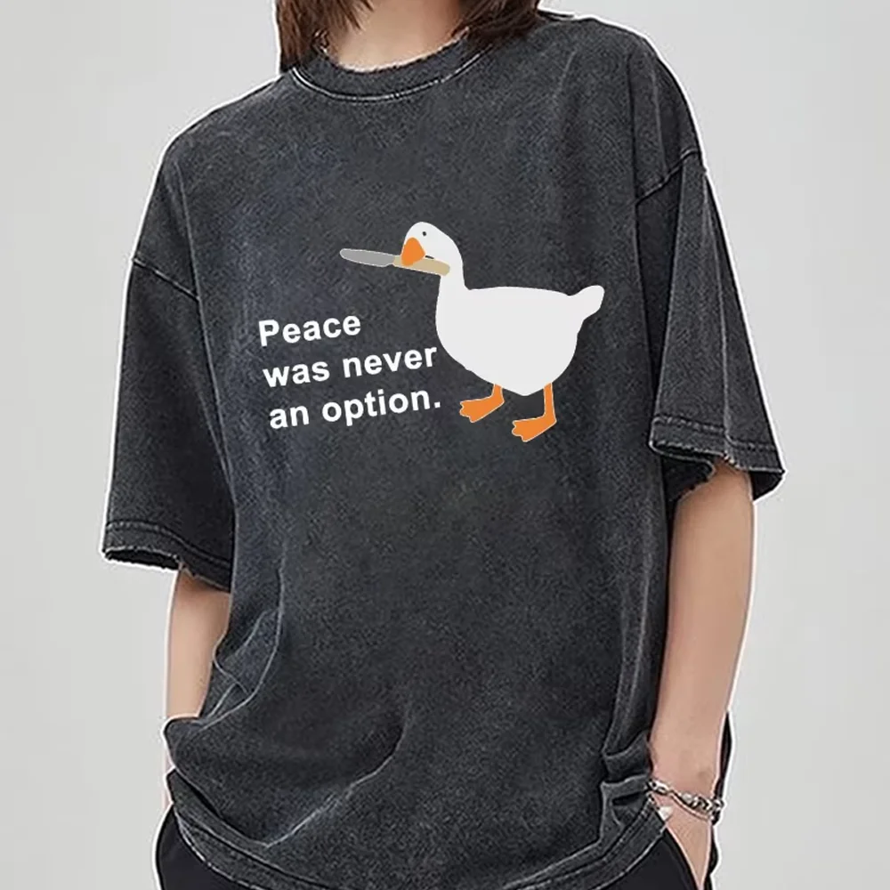 Casual Couple T-shirt Funny Humor Printed Top High Quality Round Neck Washed Fabric Summer 2024 New Product
Casual Couple T-shirt Funny Humor Printed Top High Quality Round Neck Washed Fabric Summer 2024 New Product