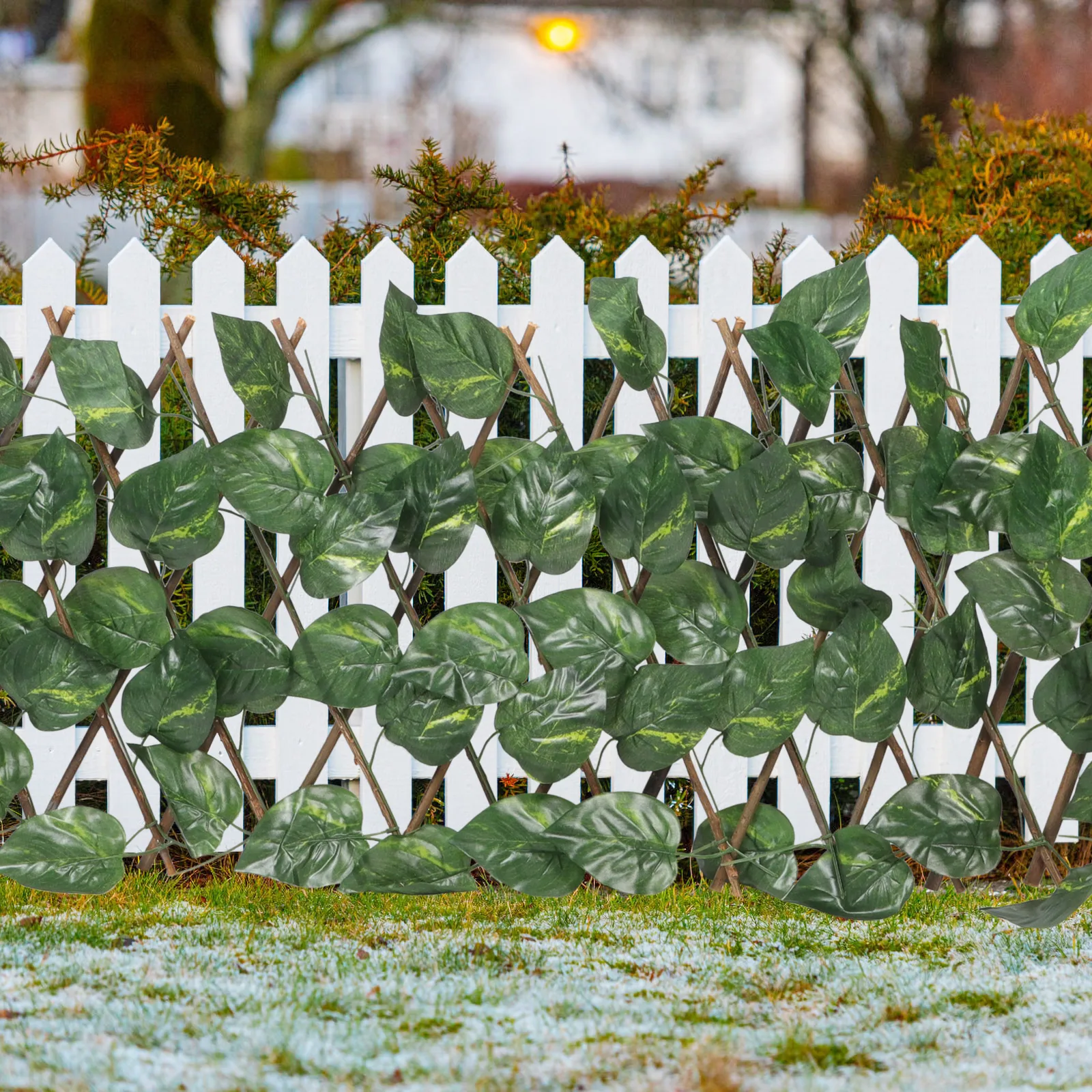 Artificial Trellis Screening Simulated Green Plant Wall Lifelike Green Leaf Fence Home Garden Courtyard Decoration
Artificial Trellis Screening Simulated Green Plant Wall Lifelike Green Leaf Fence Home Garden Courtyard Decoration