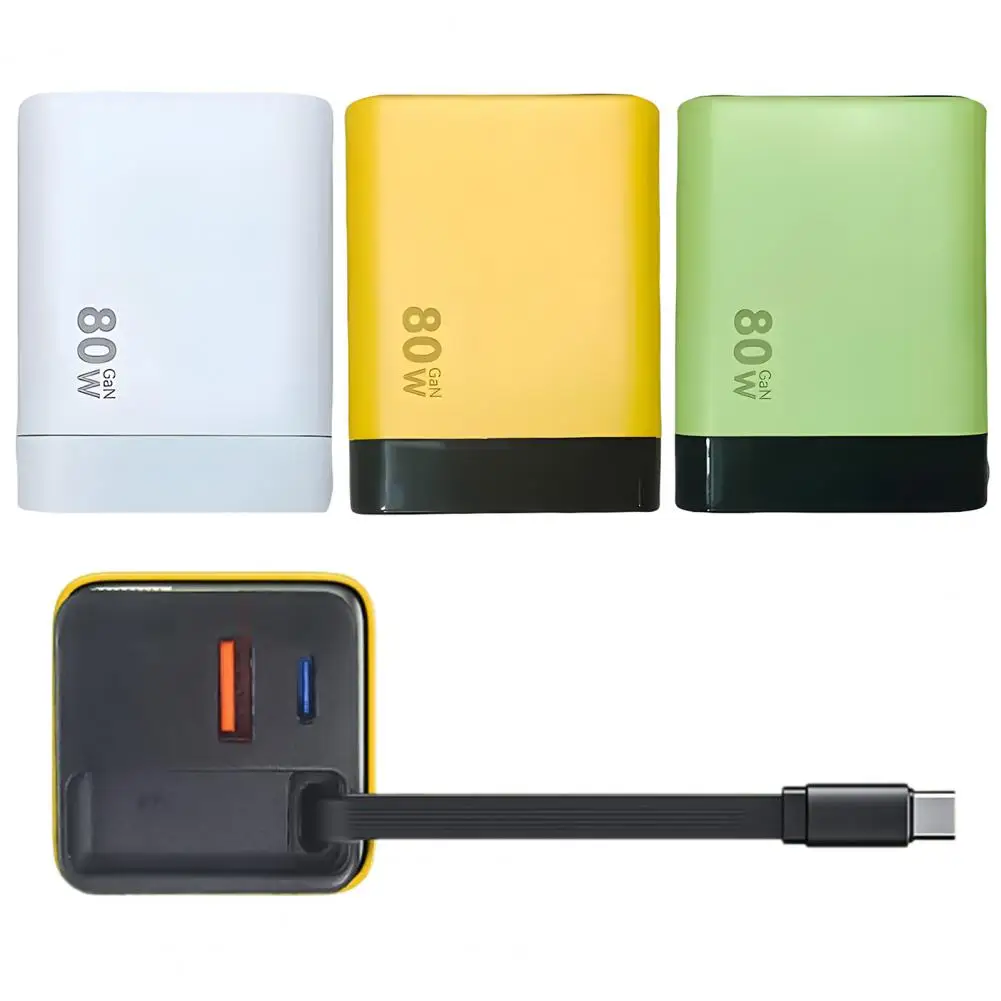 Retractable Usb C Cable Charger Pd Qc Pps Charger 80w Fast Charger Module Wall with Telescopic Type C Cable 2 for Smartphones 
Retractable Usb C Cable Charger Pd Qc Pps Charger 80w Fast Charger Module Wall with Telescopic Type C Cable 2 for Smartphones