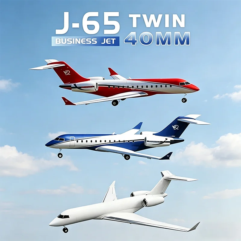 XFly Twin 40mm J65 Business Jet Electric RC Fixed Wing Model Airplane RC Aircraft For Outdoor Flight Three Kinds Of Painting PNP
XFly Twin 40mm J65 Business Jet Electric RC Fixed Wing Model Airplane RC Aircraft For Outdoor Flight Three Kinds Of Painting PNP