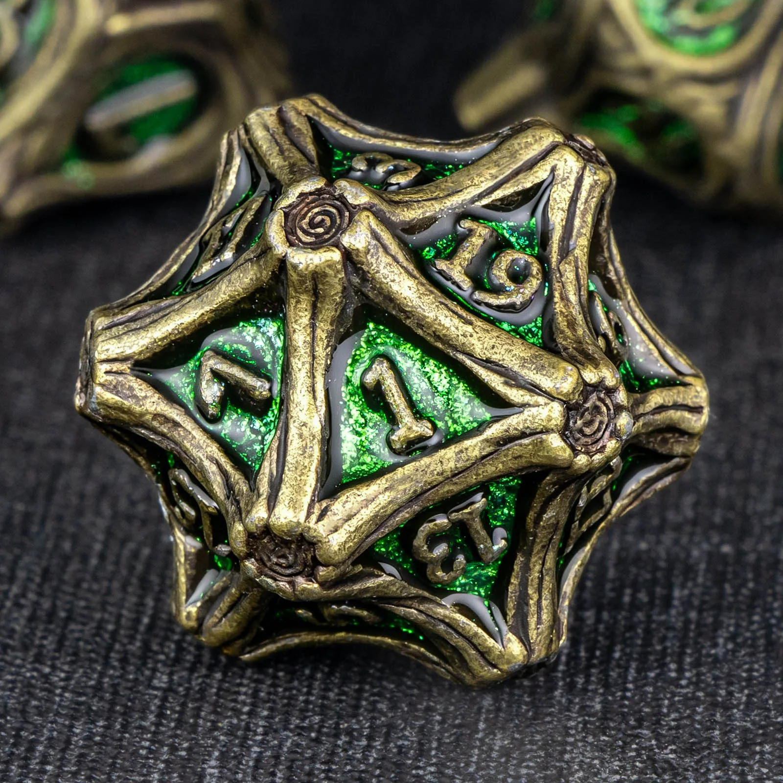 DND Metal Dice Set, 7PCS Polyhedral Dice for Dungeons and Dragons, RPG Role Playing Game D and D Dice D6 D8 D10 D12 D20, Green
DND Metal Dice Set, 7PCS Polyhedral Dice for Dungeons and Dragons, RPG Role Playing Game D and D Dice D6 D8 D10 D12 D20, Green