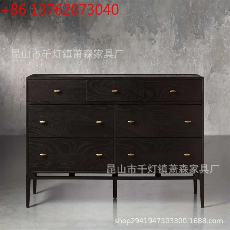 Nordic modern home solid wood chest of drawers retro oak porch cabinet
Nordic modern home solid wood chest of drawers retro oak porch cabinet