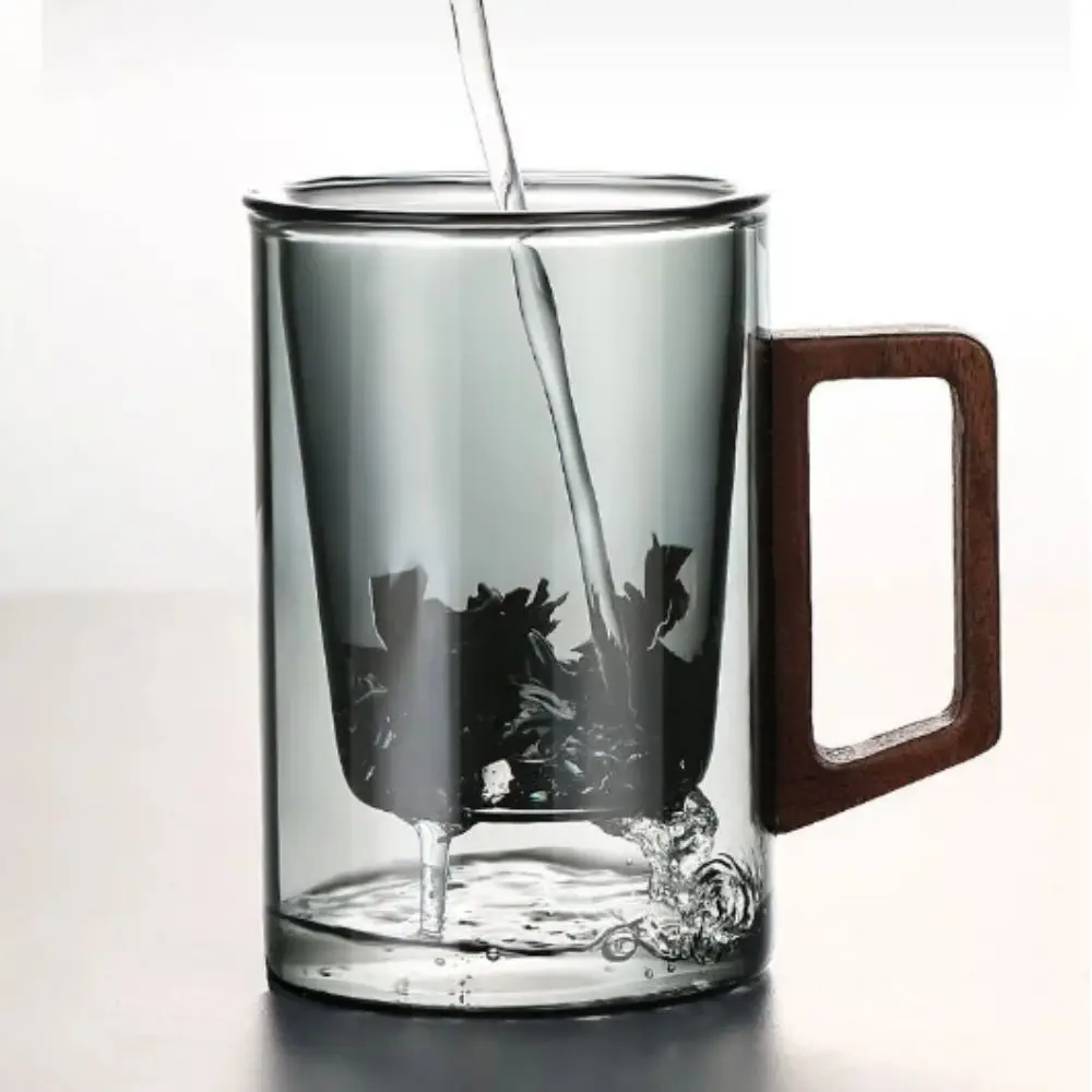 500ml Capacity Tea Separation Cup Heat Resistant High Borosilicate Glass Flower Tea Cup Wooden Lid Belt Filter Water Cup
500ml Capacity Tea Separation Cup Heat Resistant High Borosilicate Glass Flower Tea Cup Wooden Lid Belt Filter Water Cup