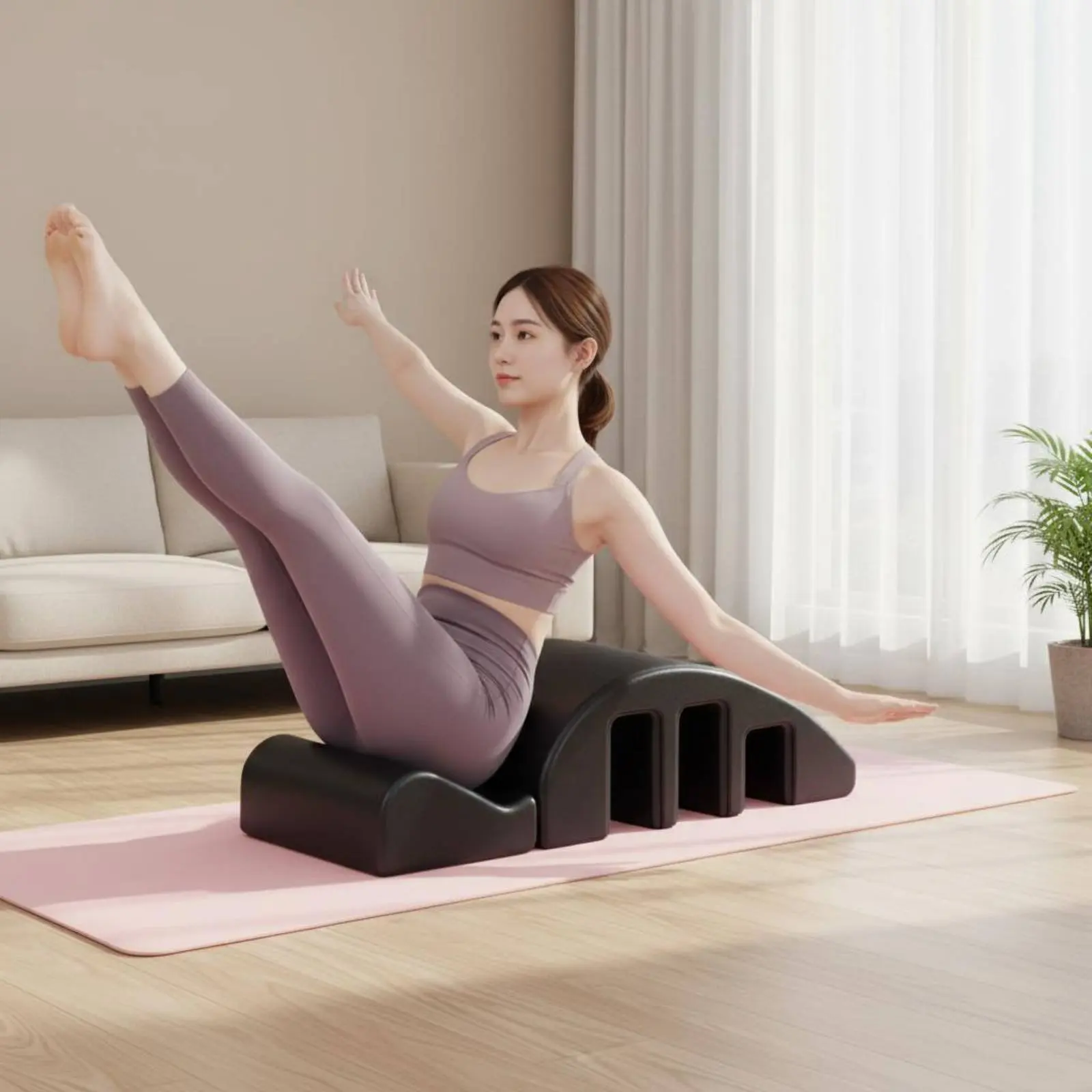 Pilates Arched Trainer Spinal Alignment Spine Corrector Pilates Arch Instructor Core-Strengthening Workout Back Stretcher
Pilates Arched Trainer Spinal Alignment Spine Corrector Pilates Arch Instructor Core-Strengthening Workout Back Stretcher