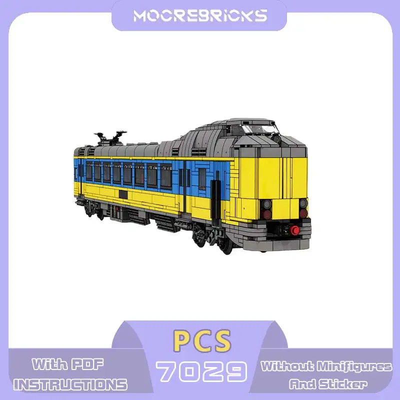 MOC 8 Wide Koploper V2 Train Building Blocks Motorised Europe Netherlands Modern Intercity Passenger Express Locomotive Bricks
MOC 8 Wide Koploper V2 Train Building Blocks Motorised Europe Netherlands Modern Intercity Passenger Express Locomotive Bricks
