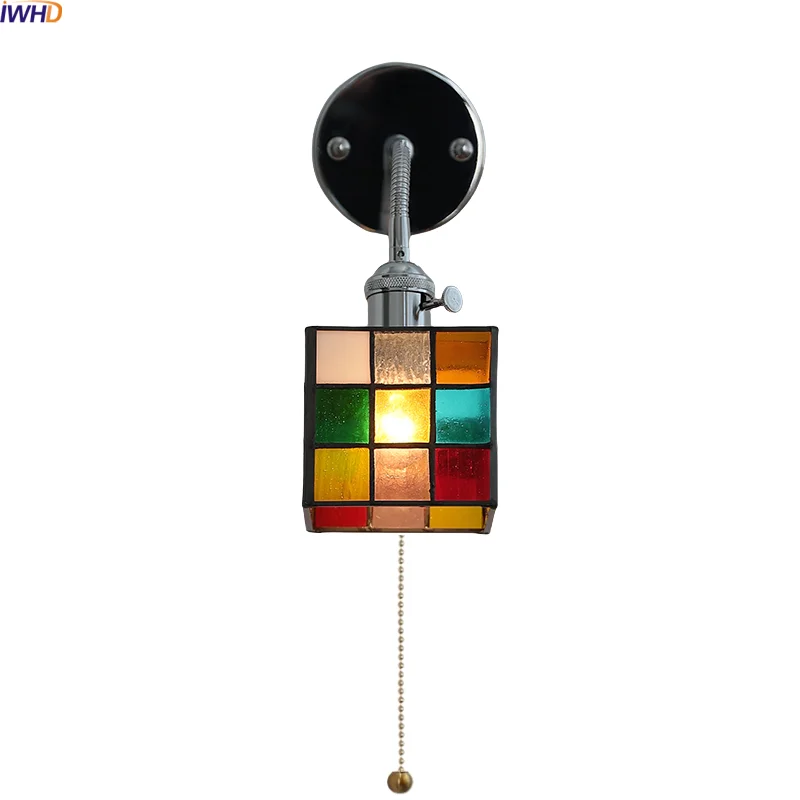 IWHD Square Colorful Glass LED Wall Light Socket Switch Interior Lighting For Living Room Kitchen Luminaire Bedside Wall Lamp
IWHD Square Colorful Glass LED Wall Light Socket Switch Interior Lighting For Living Room Kitchen Luminaire Bedside Wall Lamp