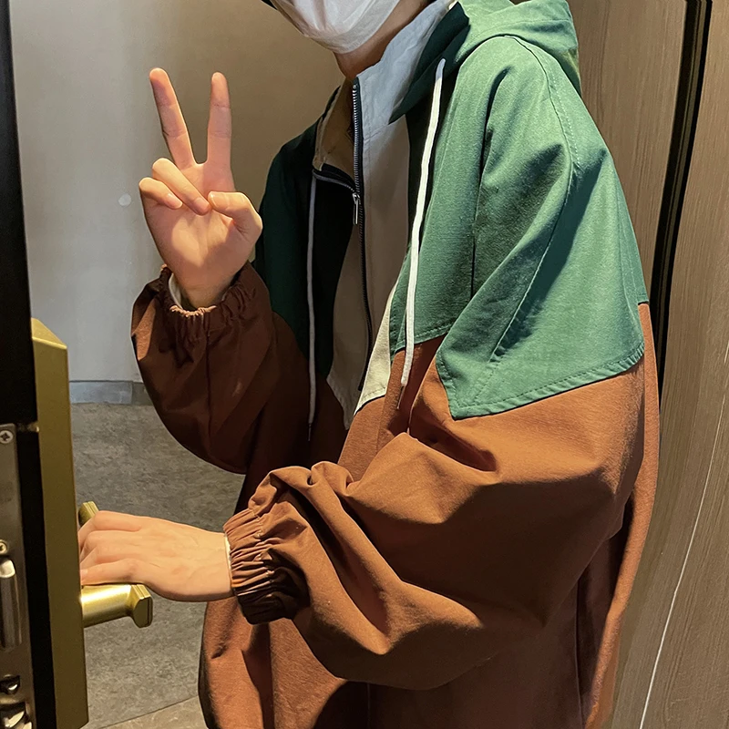 Мужская толстовка Color Blo на молнии, свободного кроя, из дышащей хлопковой ткани, для подростков, весна-осень
Мужская толстовка Color Blo на молнии, свободного кроя, из дышащей хлопковой ткани, для подростков, весна-осень