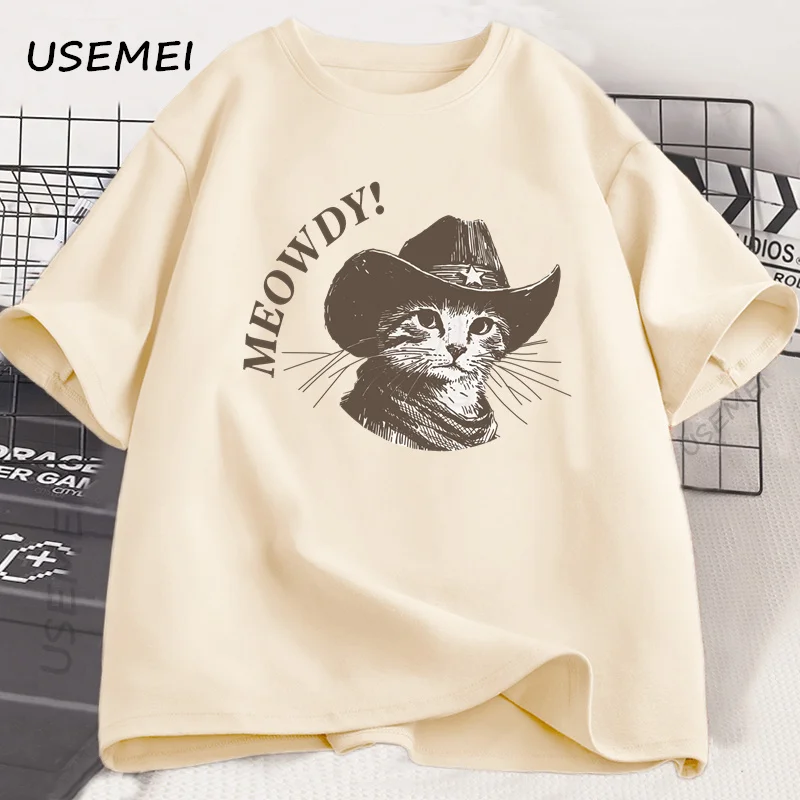 Meowdy Cowboy Cat T-Shirt Men Vintage Cowboy Cat T-Shirt 90s Funny Cute Kitten Country Western Printed T-Shirt Streetwer Tops
Meowdy Cowboy Cat T-Shirt Men Vintage Cowboy Cat T-Shirt 90s Funny Cute Kitten Country Western Printed T-Shirt Streetwer Tops