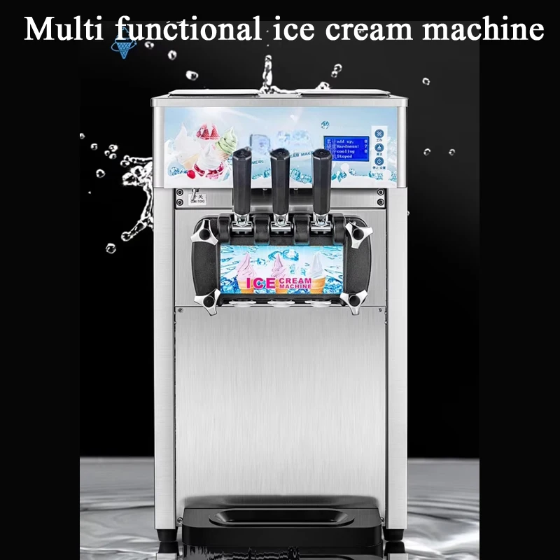 Ice Cream Machine Stainless Steel LCD Panel Desktop Vertical Small Automatic Home Commercial Double Storage Cylinder
Ice Cream Machine Stainless Steel LCD Panel Desktop Vertical Small Automatic Home Commercial Double Storage Cylinder