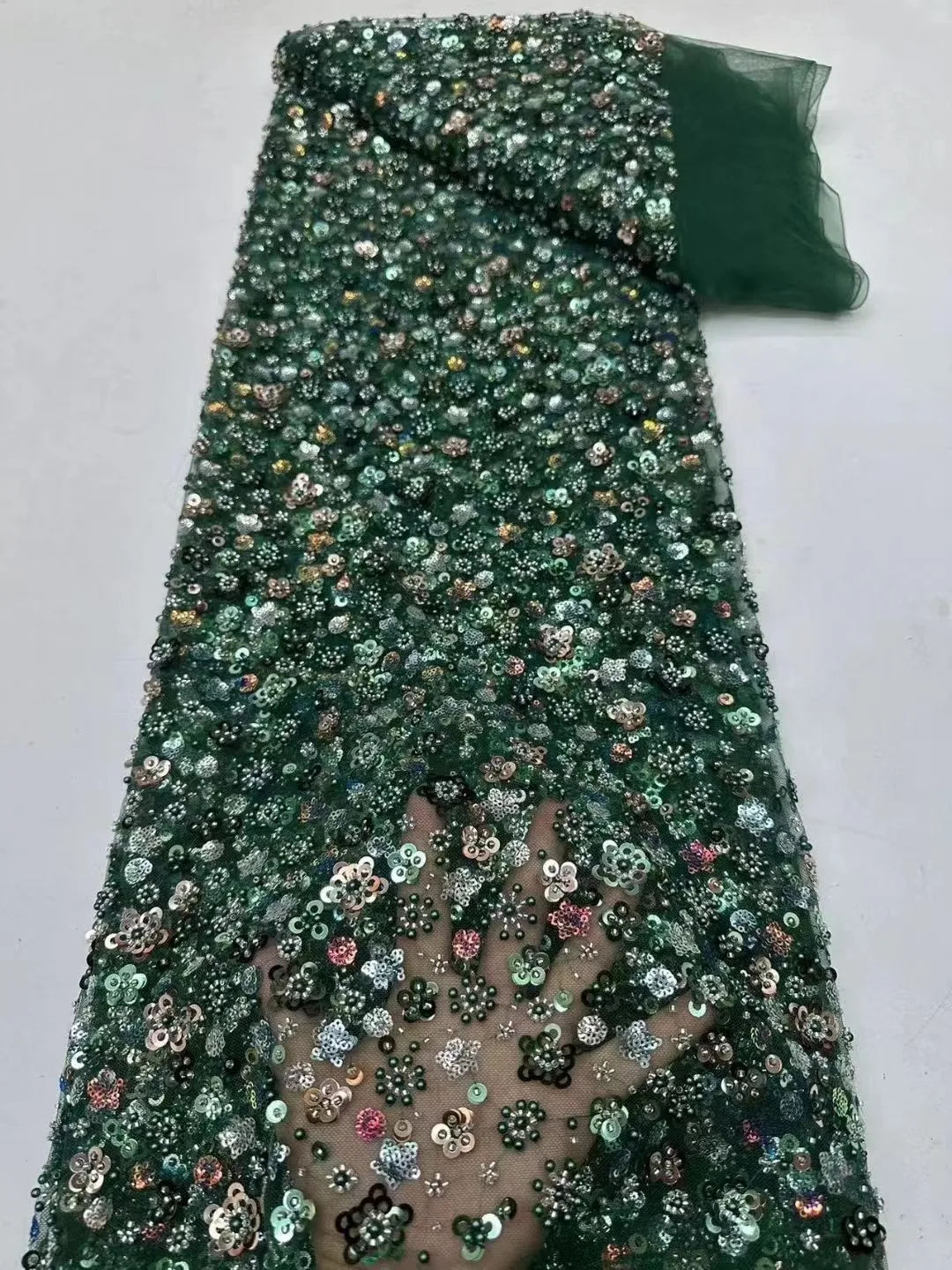 Luxurious Nigerian Handmade Beaded Lace Fabric 2024 High Quality Sequins Beads Embroidery African French Lace Fabric For Dresses
Luxurious Nigerian Handmade Beaded Lace Fabric 2024 High Quality Sequins Beads Embroidery African French Lace Fabric For Dresses
