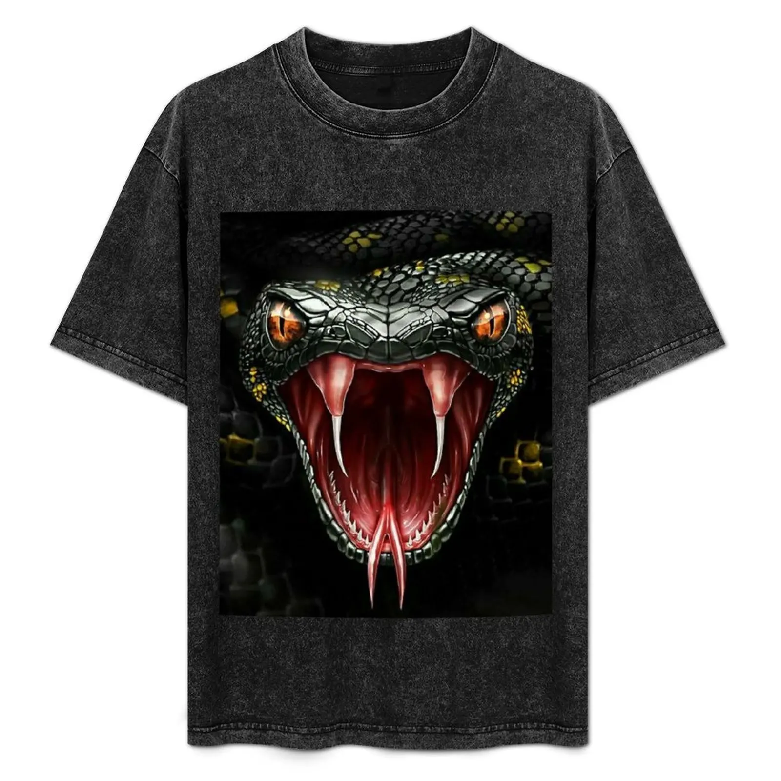 3D Black Mamba Python Boa Snake Head T-Shirt Big Size Crew Neck T-Shirt
3D Black Mamba Python Boa Snake Head T-Shirt Big Size Crew Neck T-Shirt