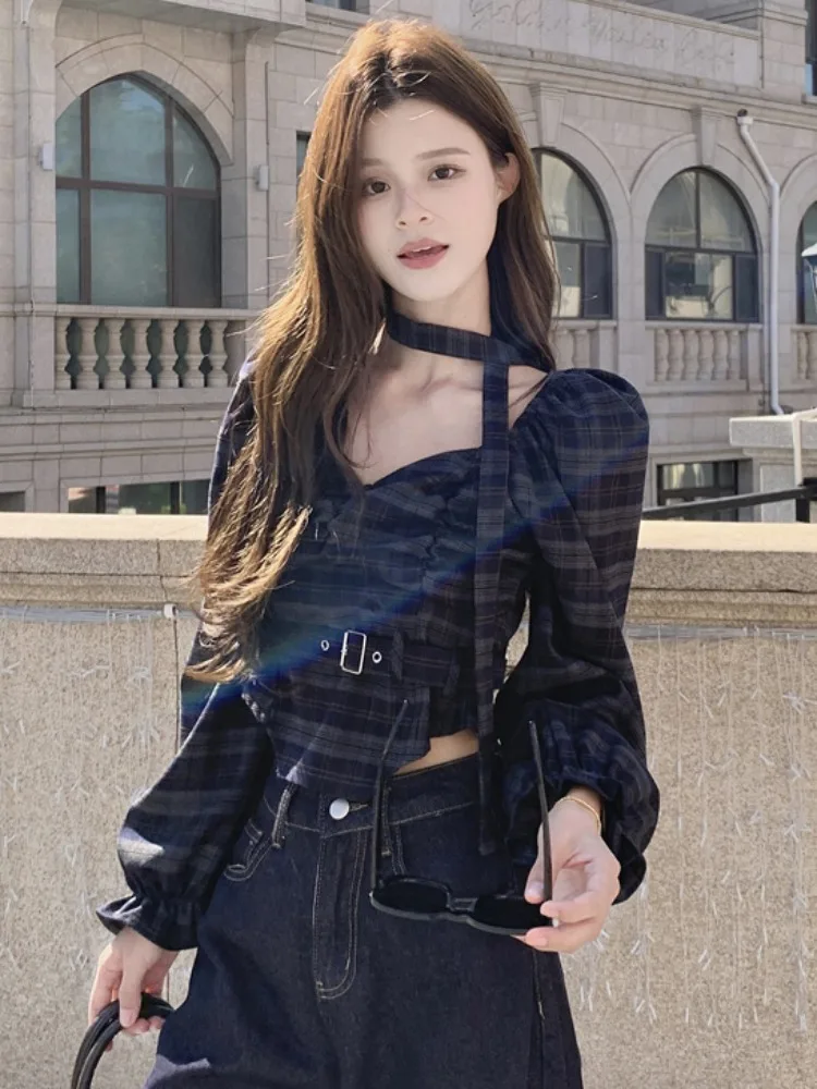 Spicy Girl Square Collar Short Shirt Women's Fashion Slimming Design Spring New Style Breathable Knitted Standard Fit Citywalk
Spicy Girl Square Collar Short Shirt Women's Fashion Slimming Design Spring New Style Breathable Knitted Standard Fit Citywalk
