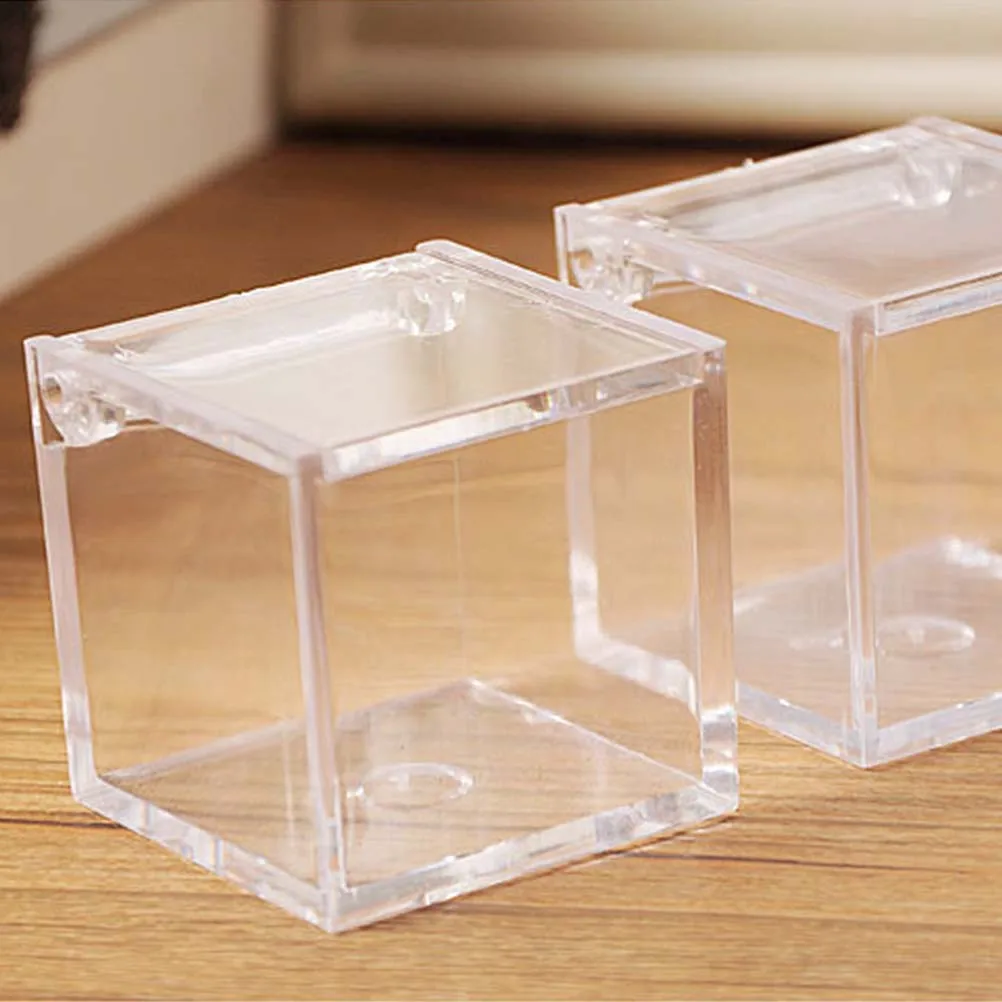 12 Pcs Christmas Gift Transparent Plastic Candy Box Candy Packaging Case Party Favors for Xmas New Year 4.5x4.5cm
12 Pcs Christmas Gift Transparent Plastic Candy Box Candy Packaging Case Party Favors for Xmas New Year 4.5x4.5cm