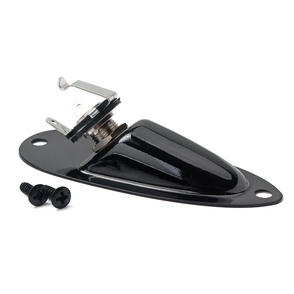 1 Boat Style 6.35mm Guitar Output Input Jack Socket Set Includes Jack Plate Mounting Screws for Electric Guitar Bass 
1 Boat Style 6.35mm Guitar Output Input Jack Socket Set Includes Jack Plate Mounting Screws for Electric Guitar Bass