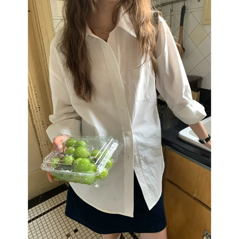 Temperament Pink Commuter Long-sleeved Classic Shirt Solid Color 2025 Loose and Versatile New Top
Temperament Pink Commuter Long-sleeved Classic Shirt Solid Color 2025 Loose and Versatile New Top