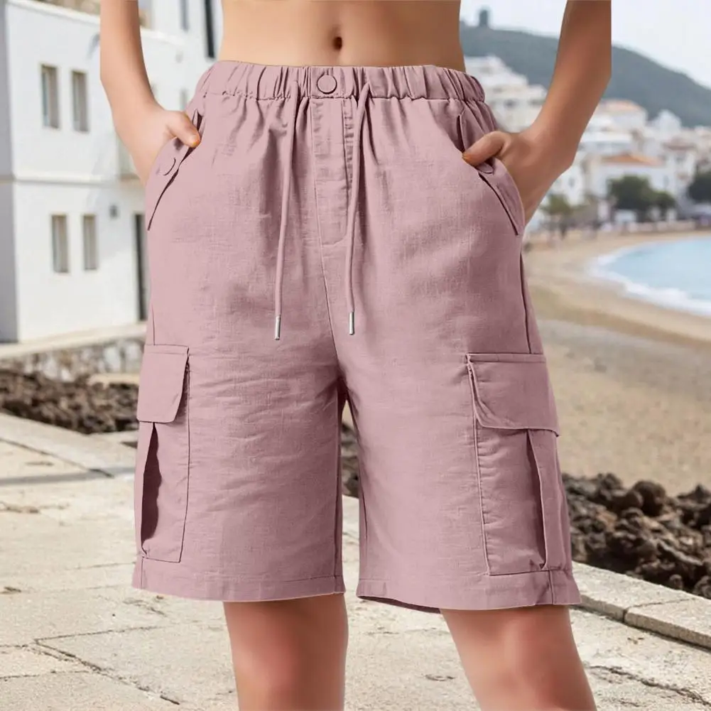 Functional Deep Pockets Women Cargo Shorts Drawstring Design High Waisted Loose Hiking Shorts Outdoor Activities Casual Shorts
Functional Deep Pockets Women Cargo Shorts Drawstring Design High Waisted Loose Hiking Shorts Outdoor Activities Casual Shorts