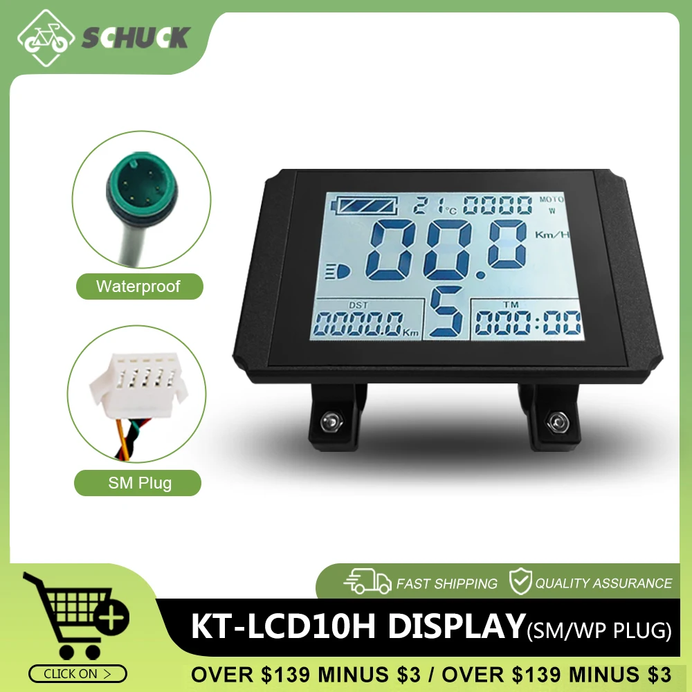 Монитор KT LCD10H совместим с контроллером бренда KUNGETNG, водонепроницаемым дисплеем 24 В/36 В/48 В, аксессуары для переоборудования велосипеда
Монитор KT LCD10H совместим с контроллером бренда KUNGETNG, водонепроницаемым дисплеем 24 В/36 В/48 В, аксессуары для переоборудования велосипеда