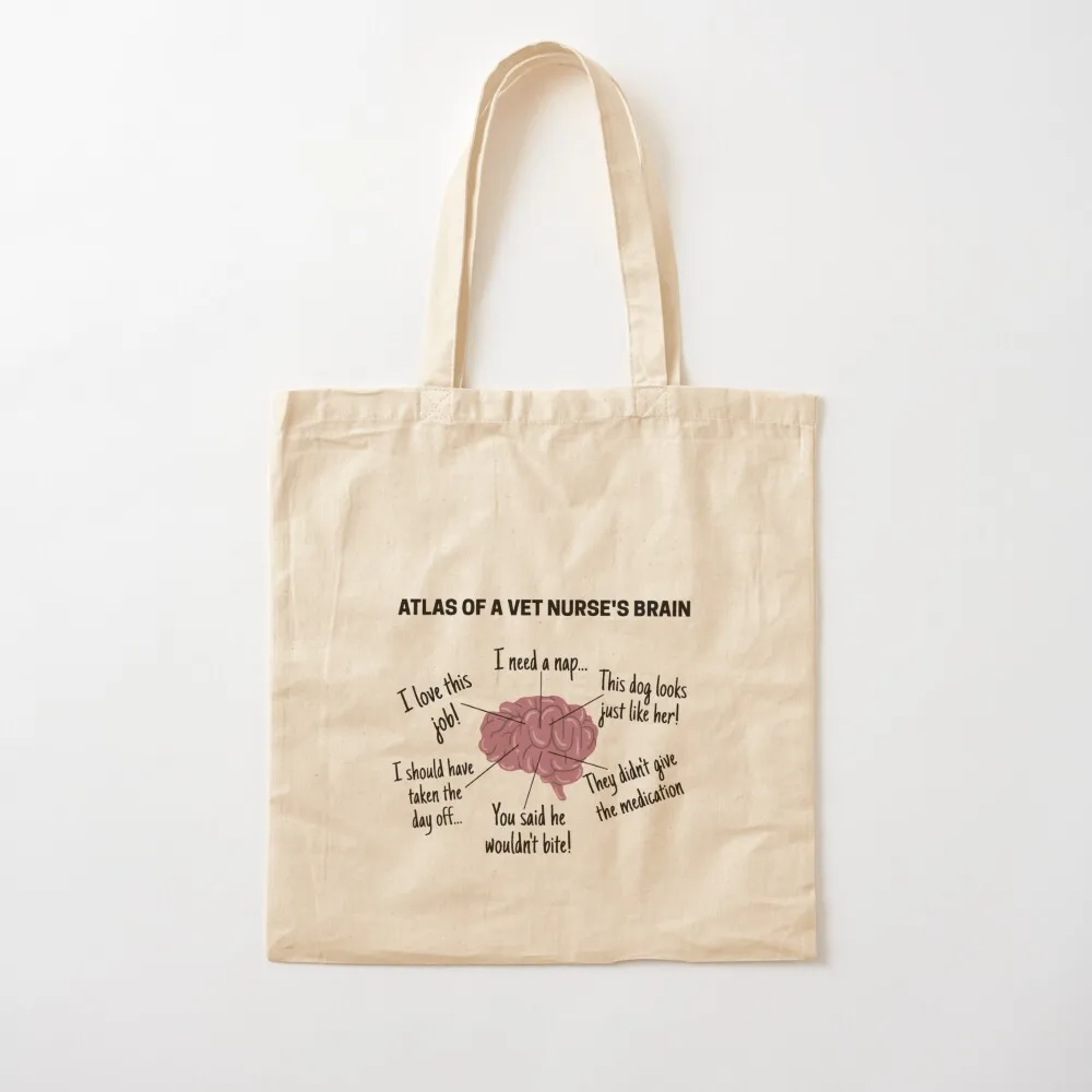 Atlas of a Vet Nurse brain - funny Veterinary nurse Tote Bag shopper bag woman Canvas bag for women Canvas Tote
Atlas of a Vet Nurse brain - funny Veterinary nurse Tote Bag shopper bag woman Canvas bag for women Canvas Tote
