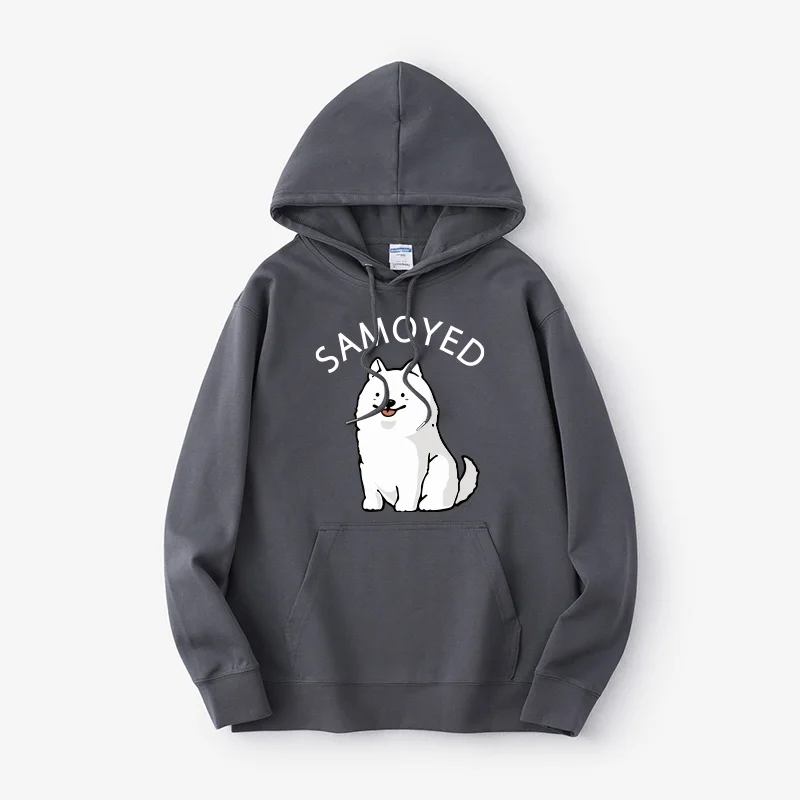 New Samoyed Cartoon Hoodie Sweatirt ex Long Sve Printed Casual Comfortable Cotton Polyester Blend Streetwear
New Samoyed Cartoon Hoodie Sweatirt ex Long Sve Printed Casual Comfortable Cotton Polyester Blend Streetwear
