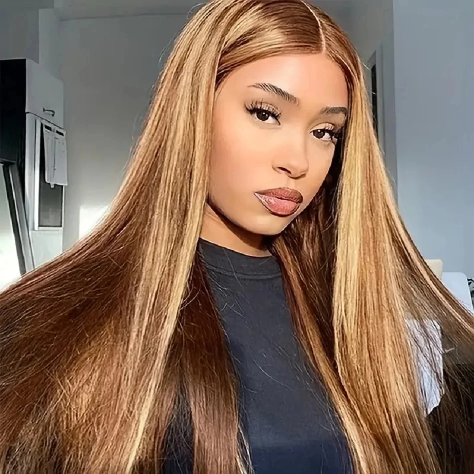Highlight Wig 4x4 Lace Front Wig Natural Pre-plucked 30 inches Color 4 30 Straight Lace Front wig Human Hair Summer Clearance
Highlight Wig 4x4 Lace Front Wig Natural Pre-plucked 30 inches Color 4 30 Straight Lace Front wig Human Hair Summer Clearance
