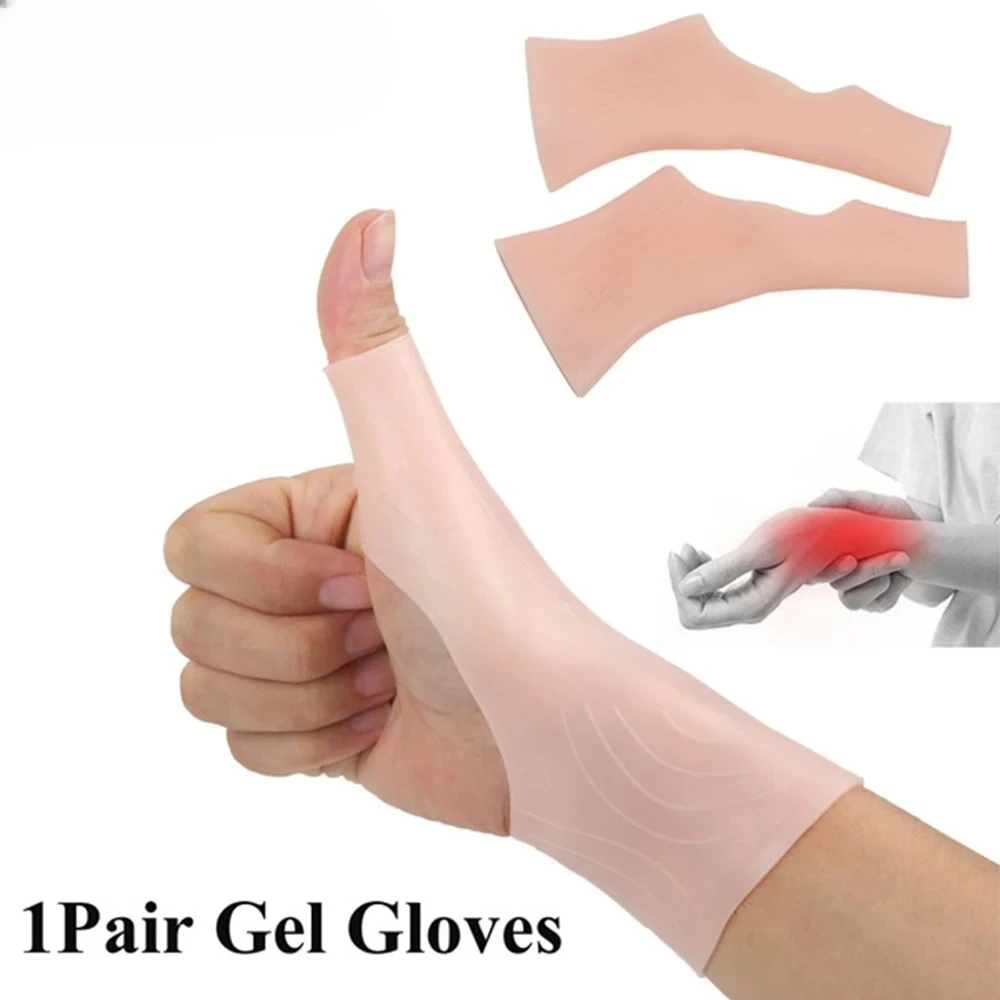 Silicone Gel Therapy Wrist Thumb Support Gloves Arthritis Pressure Corrector Glove Carpal Tendonitis Protection Gloves New
Silicone Gel Therapy Wrist Thumb Support Gloves Arthritis Pressure Corrector Glove Carpal Tendonitis Protection Gloves New