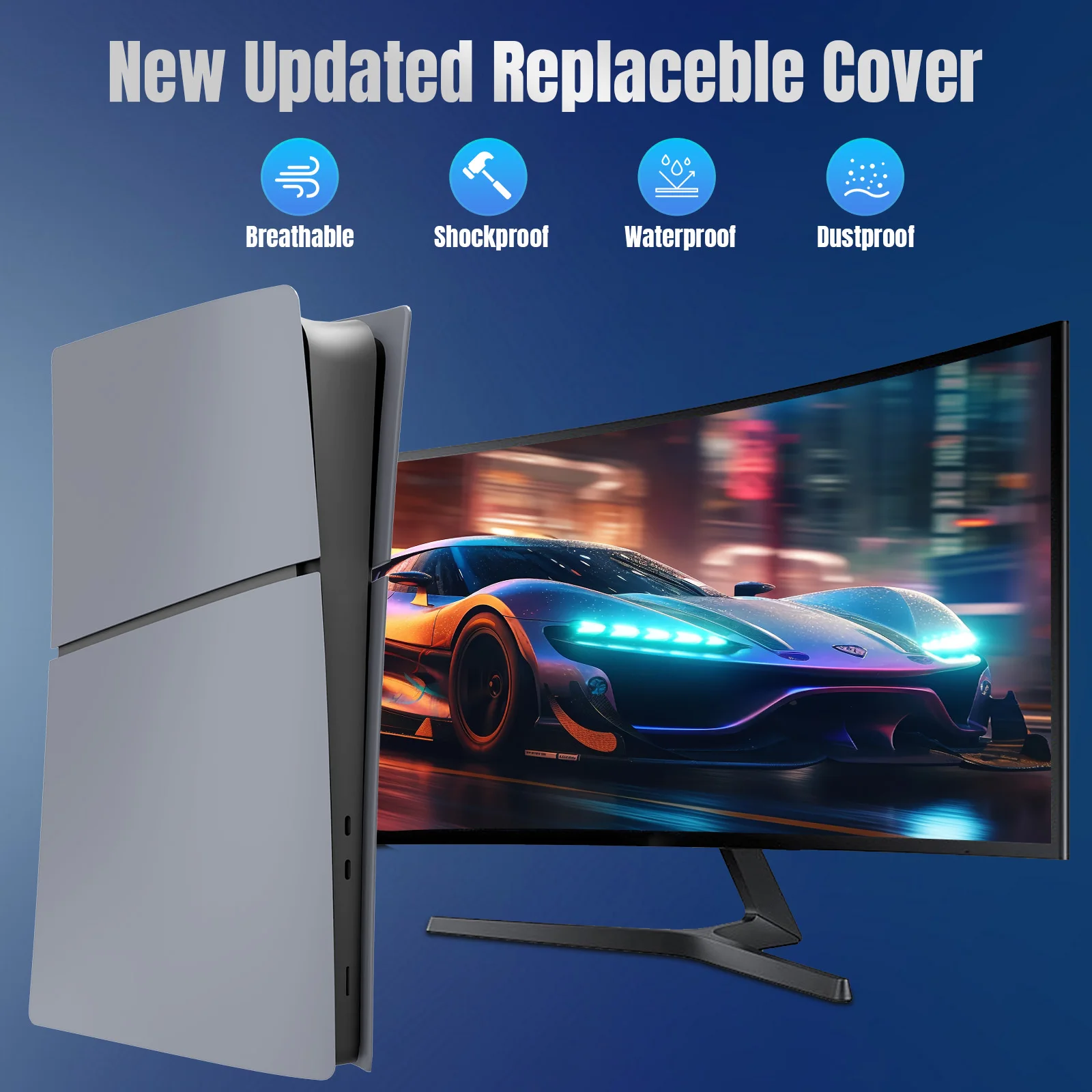 REMANK For PS5 Slim Cover Limited 30th Anniversary P5 Slim Faceplate Replacement Shell For PS5 Slim Console Accessories Plates
REMANK For PS5 Slim Cover Limited 30th Anniversary P5 Slim Faceplate Replacement Shell For PS5 Slim Console Accessories Plates