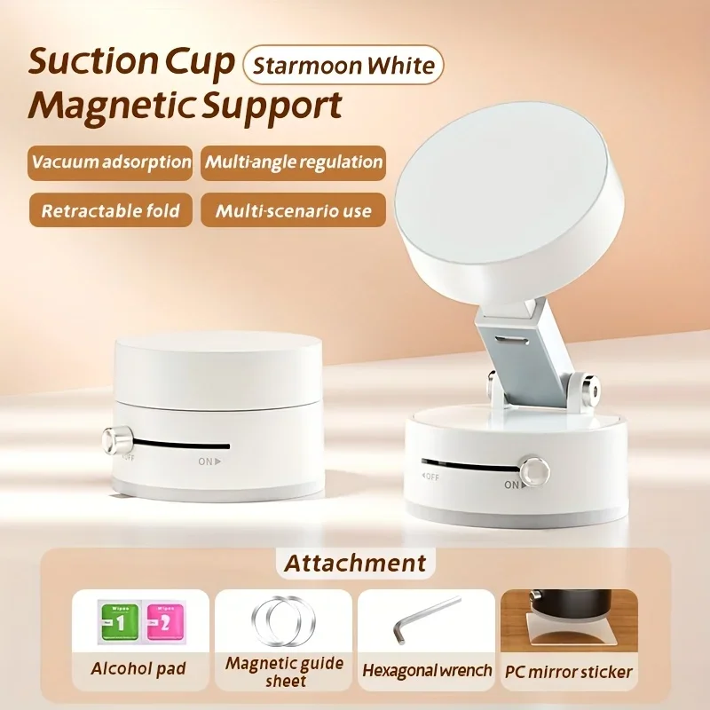 Car Magnetic Vacuum Phone Holder Swivel Wireless Charging Bracket Support GPS Car Bracket Double-sideds Magnetic Foldable Holder
Car Magnetic Vacuum Phone Holder Swivel Wireless Charging Bracket Support GPS Car Bracket Double-sideds Magnetic Foldable Holder