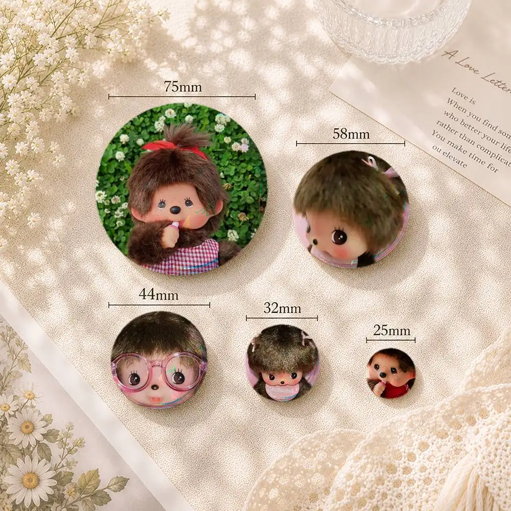 So Cute M-Monchhichi Badges Brooches Personalized Tinplate Enamel Pins Creativity Printed Pictures Text Metal Lapel Gift
So Cute M-Monchhichi Badges Brooches Personalized Tinplate Enamel Pins Creativity Printed Pictures Text Metal Lapel Gift