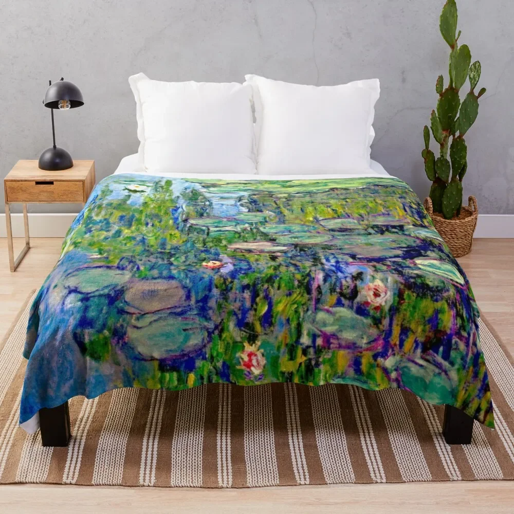 Claude Monet Blue Water Lilies - Les Nymphas Bleus Throw Blanket Thins Sofa Soft Big Blankets
Claude Monet Blue Water Lilies - Les Nymphas Bleus Throw Blanket Thins Sofa Soft Big Blankets