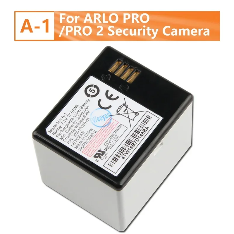 Запасная аккумуляторная батарея A-1 PRO /PRO 2 для камеры видеонаблюдения VMA4400 VMS4230P аккумулятор NETGEAR 2440 мАч
Запасная аккумуляторная батарея A-1 PRO /PRO 2 для камеры видеонаблюдения VMA4400 VMS4230P аккумулятор NETGEAR 2440 мАч