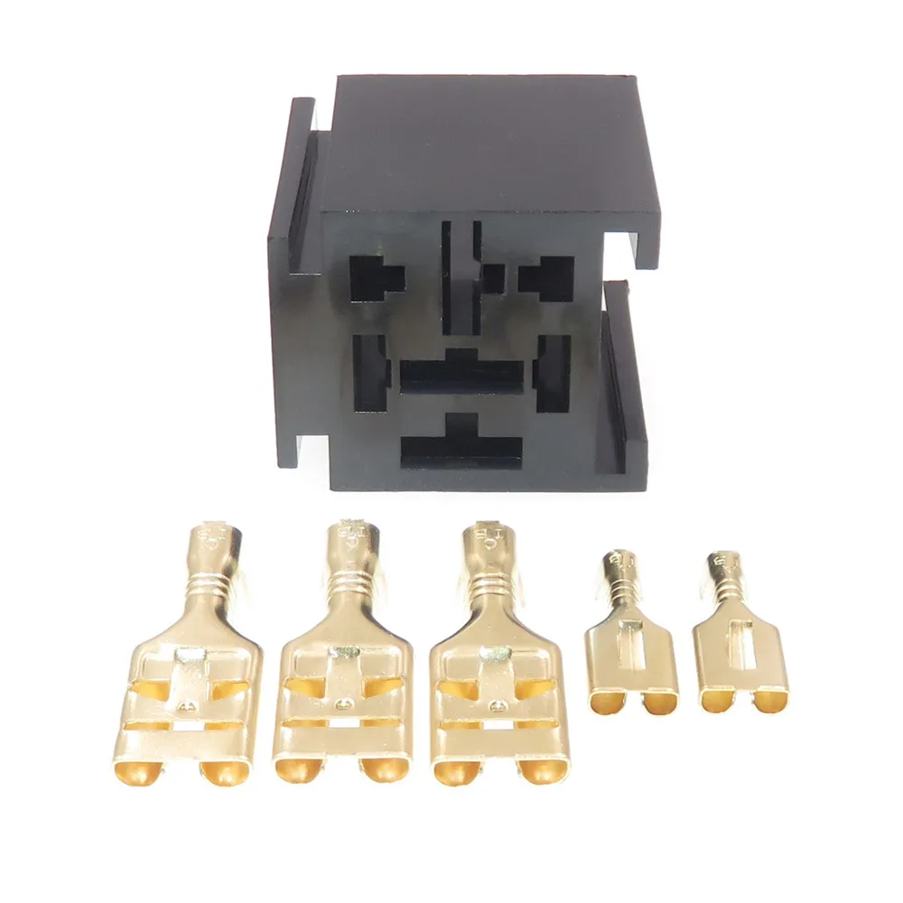 6.3MM/9.5mm pin/terminal and 5 pin plug for auto relay
6.3MM/9.5mm pin/terminal and 5 pin plug for auto relay