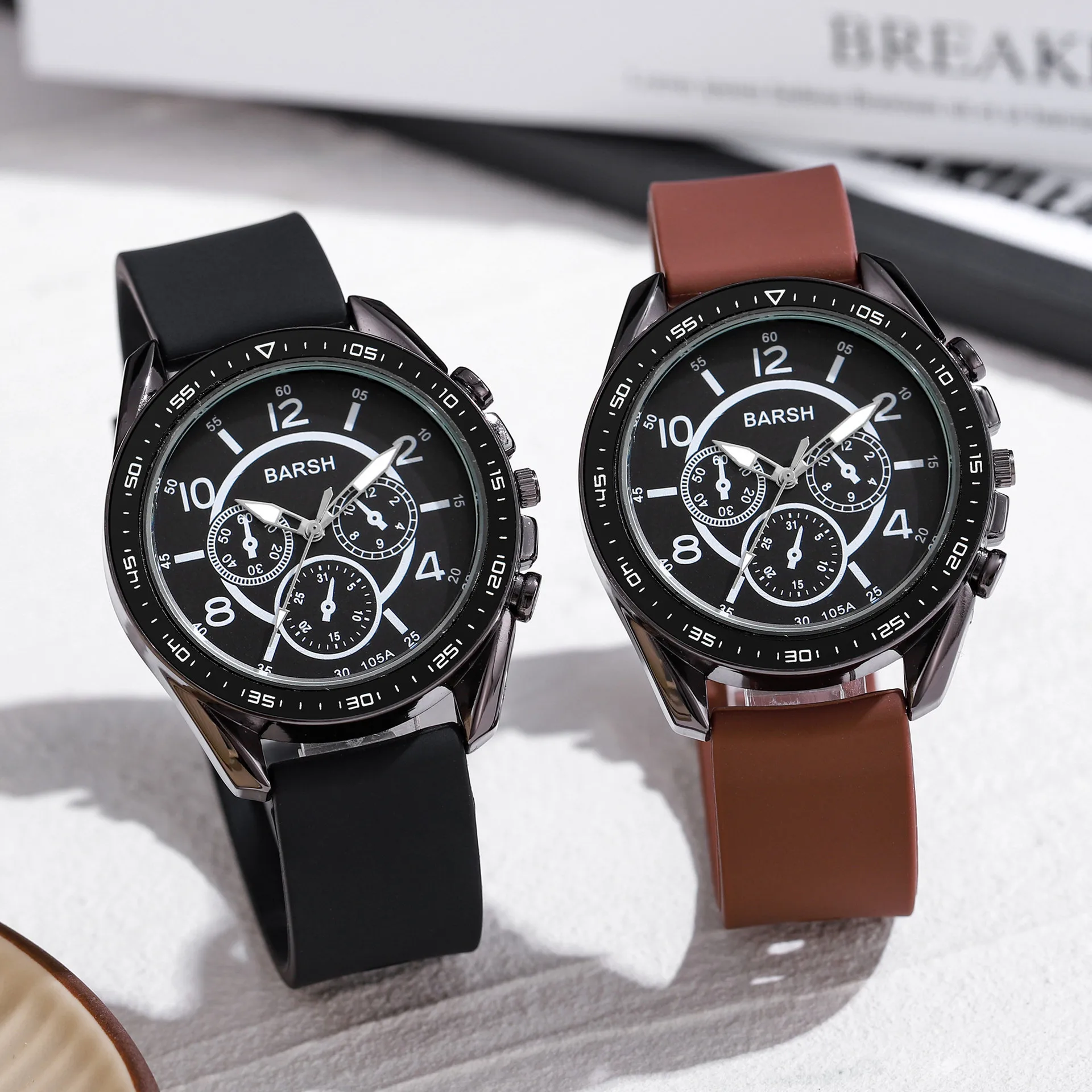 Large Dial Men Watch Silicone Strap Fashion Luxury Sports Business Wristwatch Trendy Cool for Male Student Reloj Hombre
Large Dial Men Watch Silicone Strap Fashion Luxury Sports Business Wristwatch Trendy Cool for Male Student Reloj Hombre