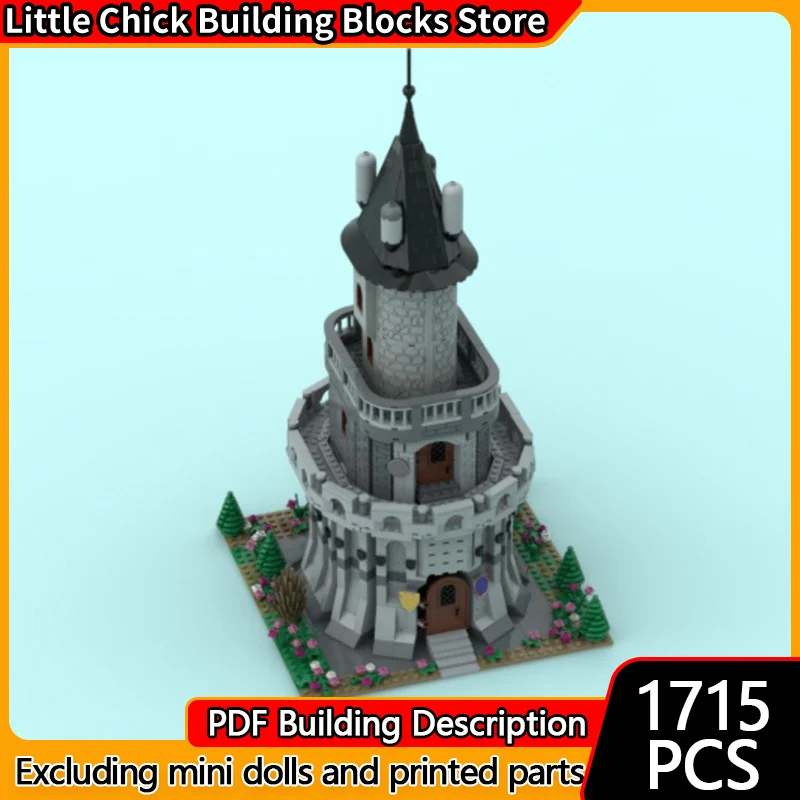 Модель City Street View MOC, строительные кирпичи, круглая башня Маге, модульная технология, детские праздничные подарки, сборный игрушечный костюм
Модель City Street View MOC, строительные кирпичи, круглая башня Маге, модульная технология, детские праздничные подарки, сборный игрушечный костюм