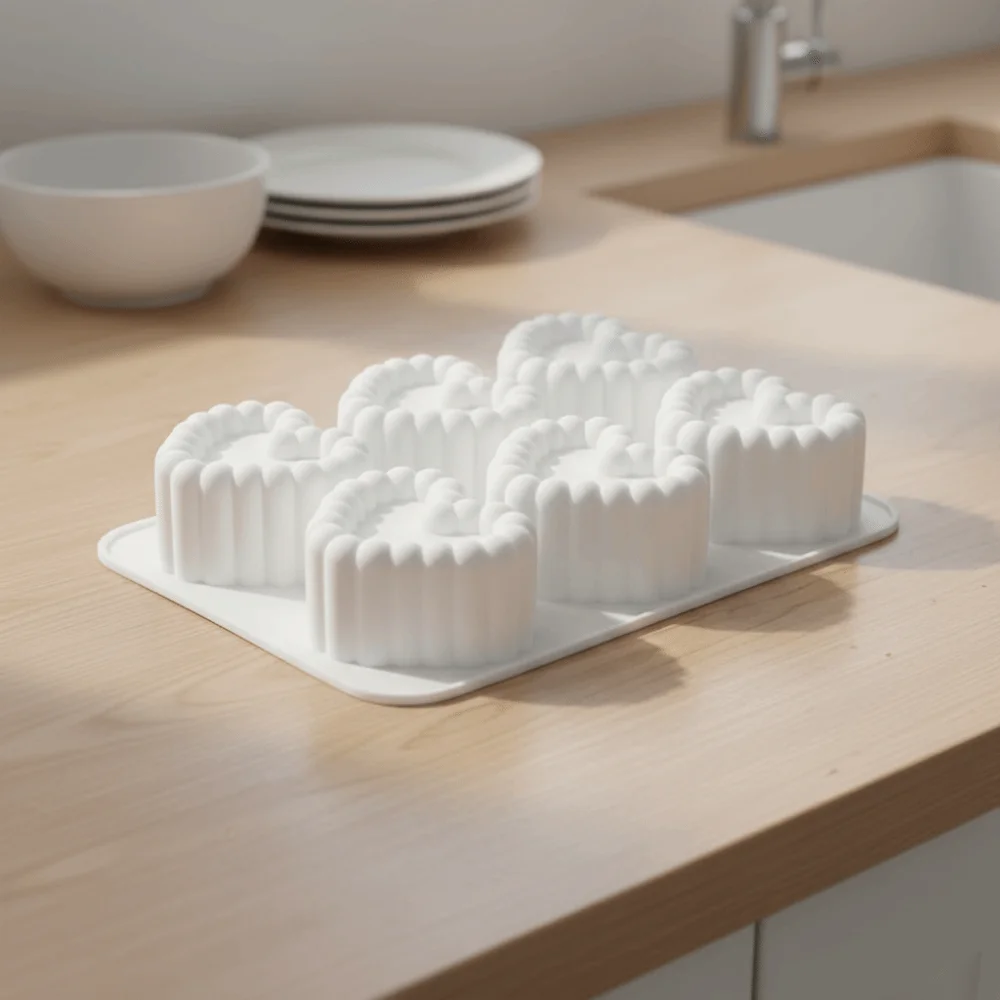 6 Cells Silicone Cake Mold Square Flower Heart Shaped Non-stick Mousse Cake Mold Multi-shape Reusable Soap Mould Kitchen Tools
6 Cells Silicone Cake Mold Square Flower Heart Shaped Non-stick Mousse Cake Mold Multi-shape Reusable Soap Mould Kitchen Tools