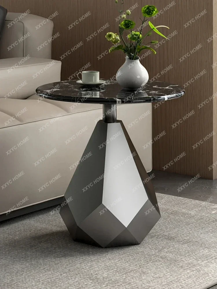 A Natural luxury stone sofa edge light luxury Italian minimalist marble creative coffee table
A Natural luxury stone sofa edge light luxury Italian minimalist marble creative coffee table
