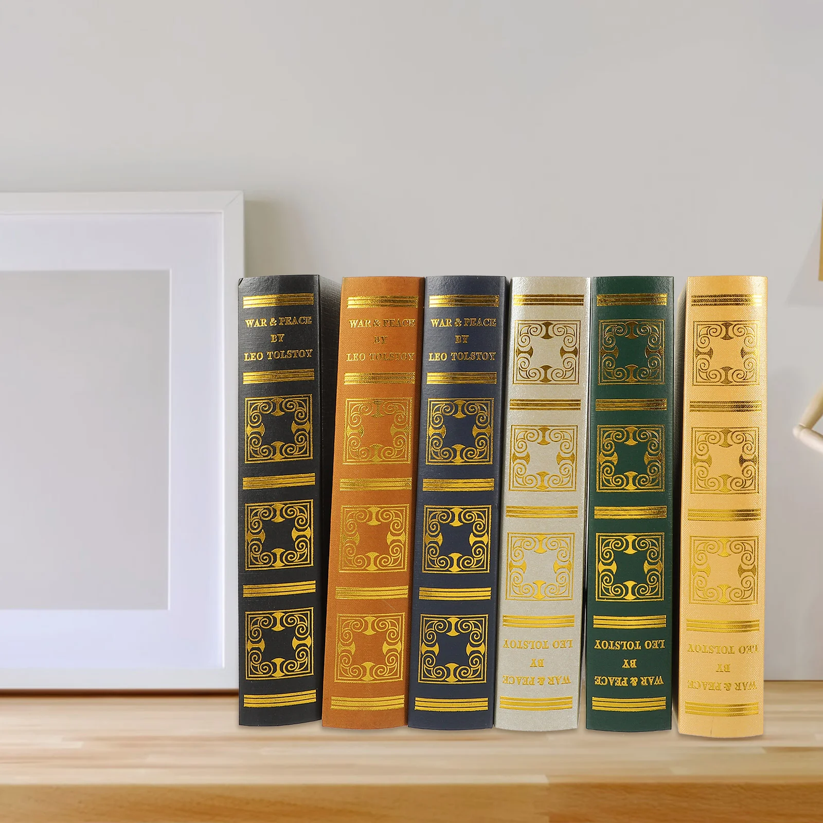 6 Pcs European Retro Fake Book Decorative Ornaments Shelf Boxes Bookend Desktop Coffee Vintage
6 Pcs European Retro Fake Book Decorative Ornaments Shelf Boxes Bookend Desktop Coffee Vintage
