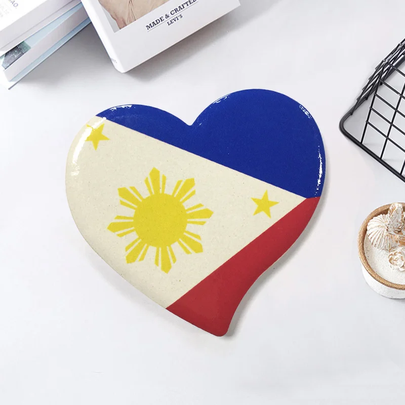 Philippines Heart Flag Fridge Magnet Creative Handmade Painted Home Magnetic Decoration Collectible Gift
Philippines Heart Flag Fridge Magnet Creative Handmade Painted Home Magnetic Decoration Collectible Gift